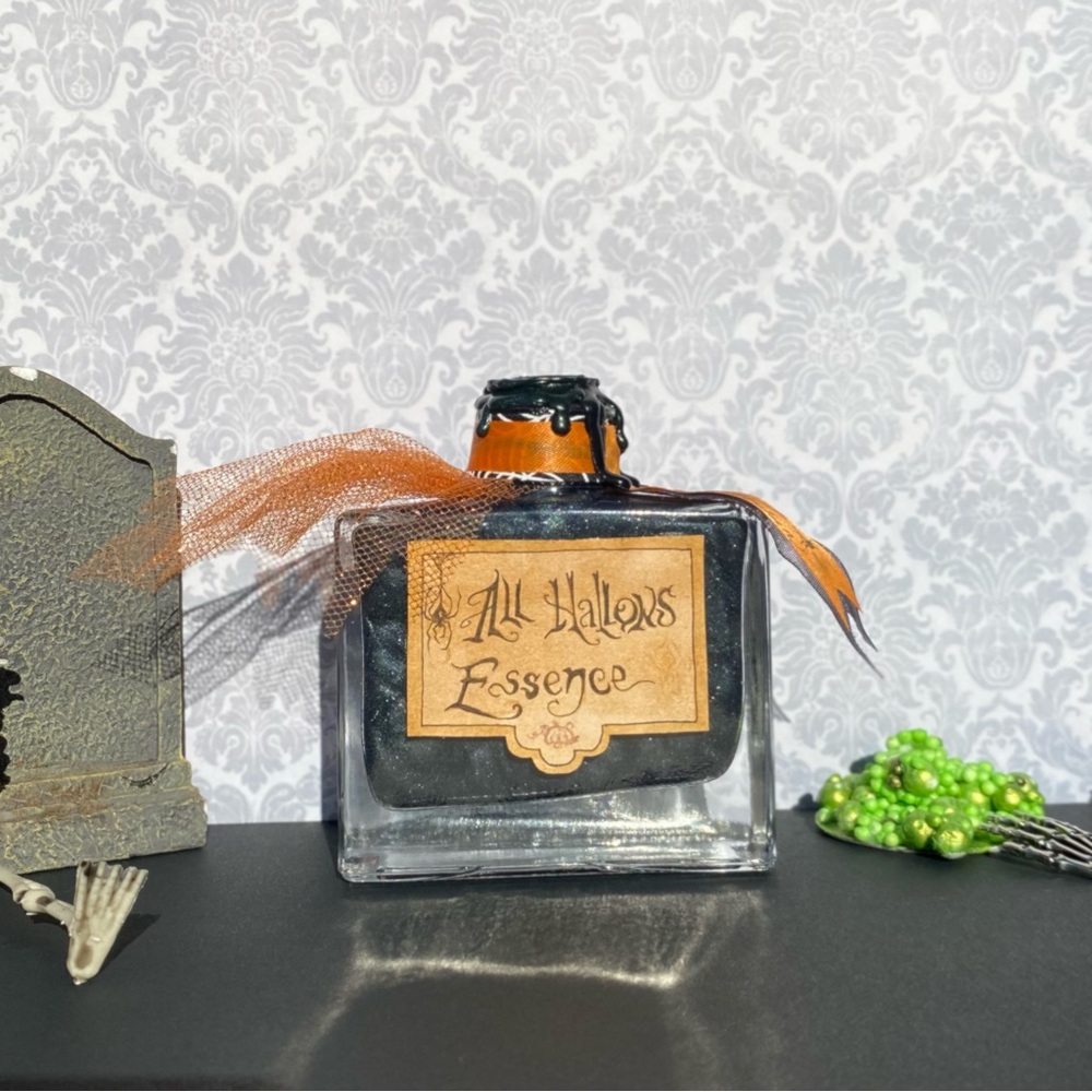 All Hallow’s Essence—Halloween Fantasy Potion Bottle | Spooky Collectible
